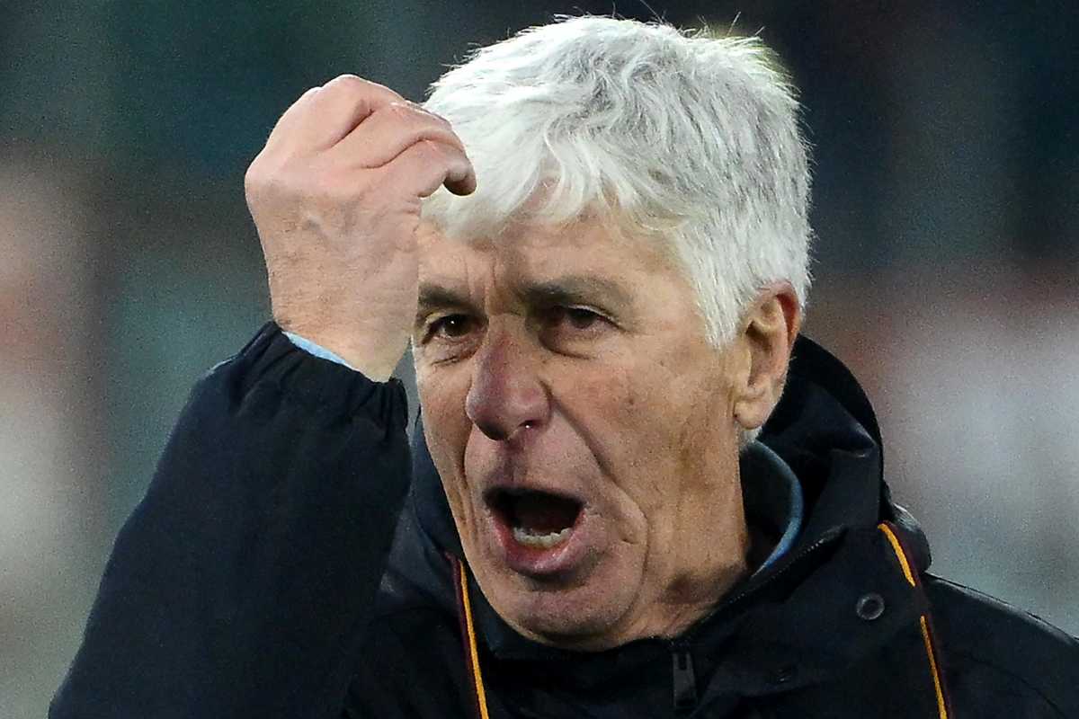 Gian Piero Gasperini furioso in panchina