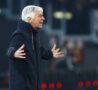 Gian Piero Gasperini si arrabbia in panchina