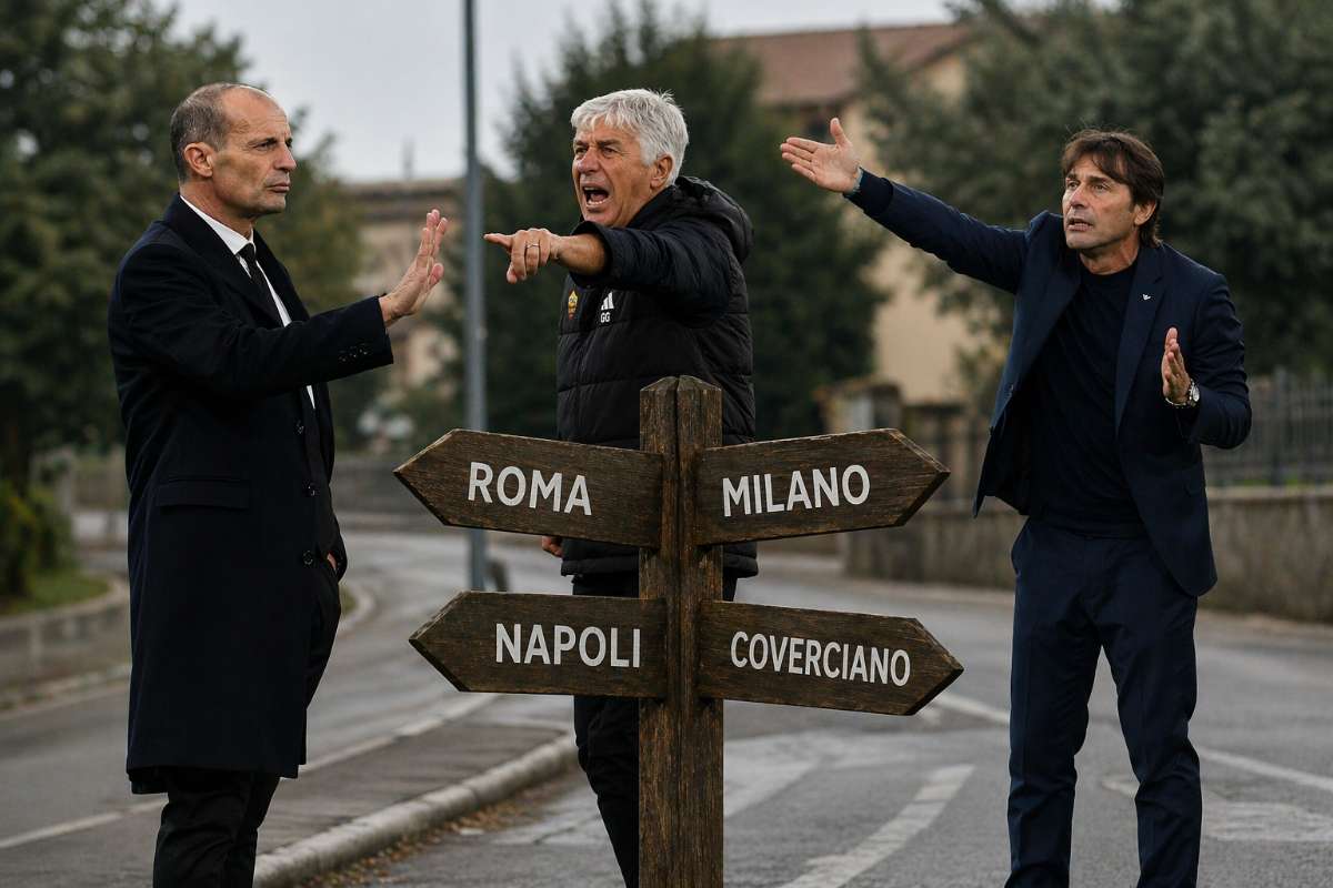 Allegri, Gasperini e Conte, destini incrociati
