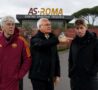 Gasperini, Ranieri e Massara a Trigoria