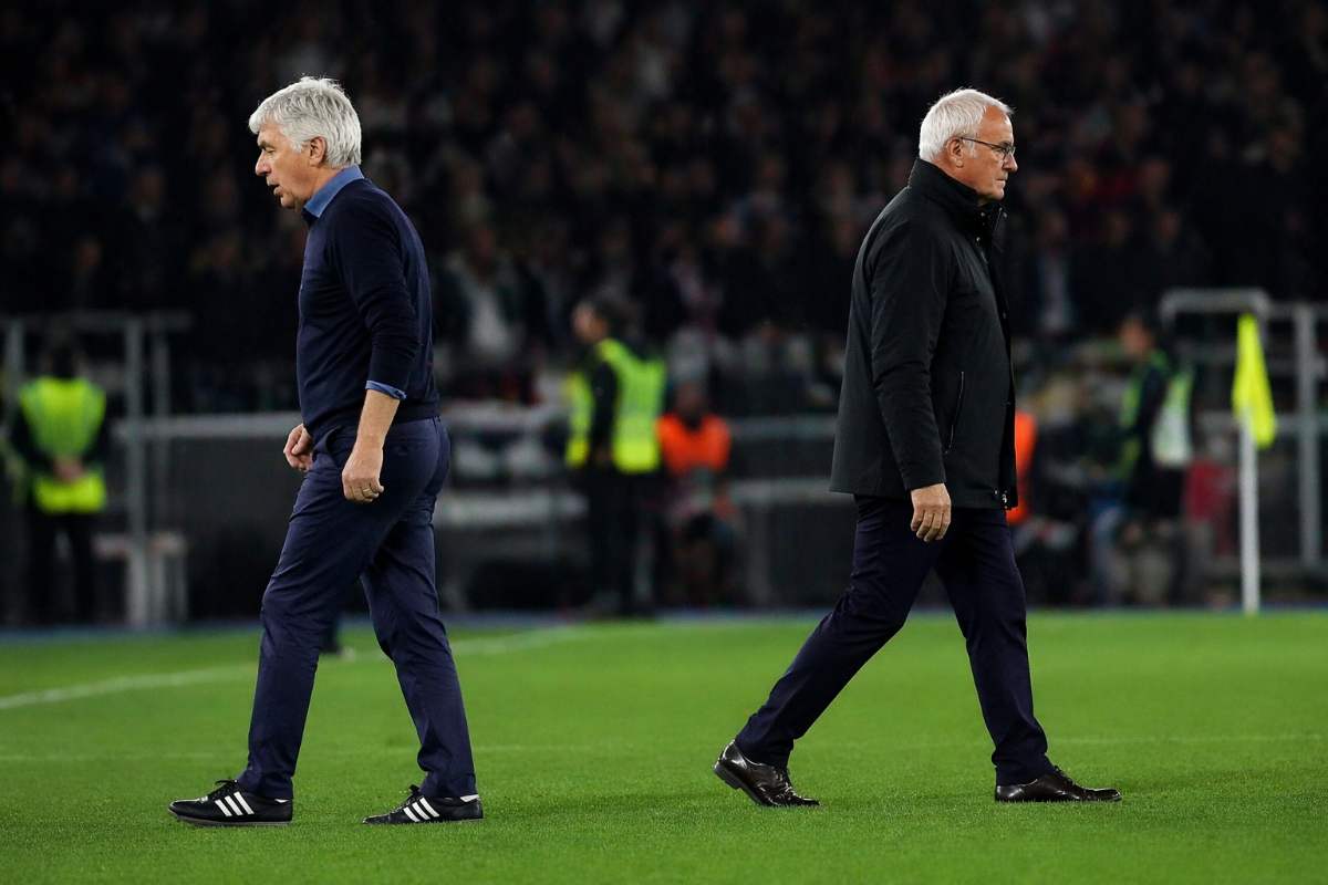 Gasperini e Ranieri se ne vanno di spalle