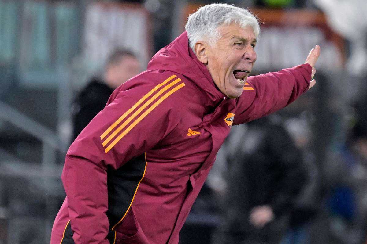 Gian Piero Gasperini furioso in panchina