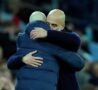 Pep Guardiola abbraccia il suo pupillo
