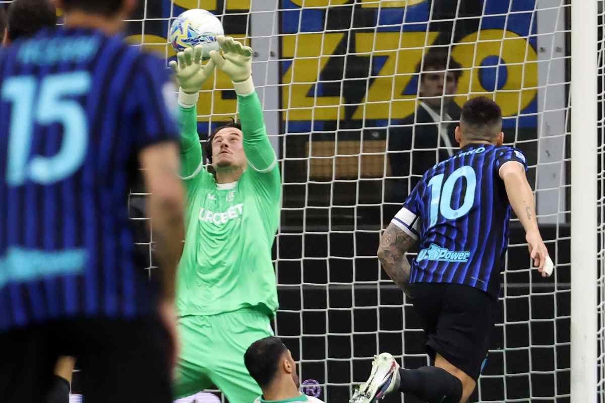 Svilar subisce il gol da Lautaro