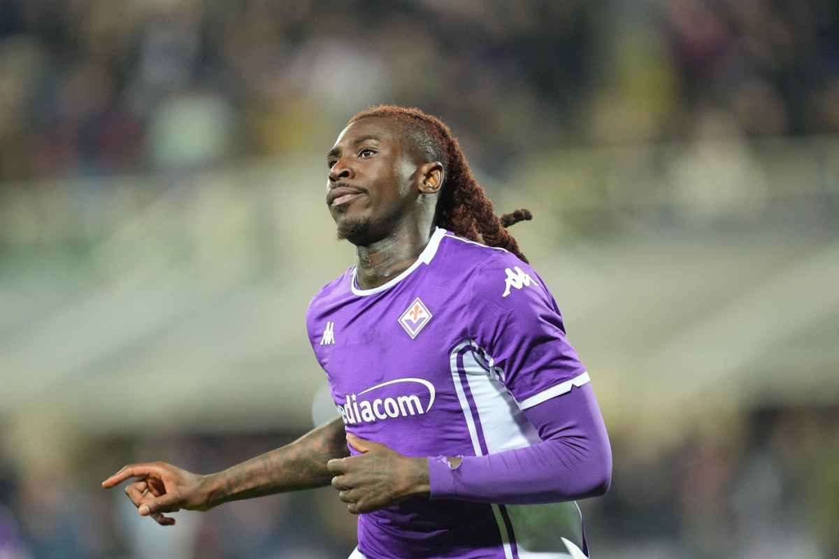Moise Kean, attaccante della Fiorentina