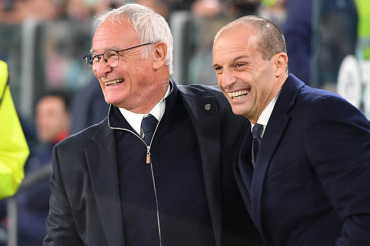 Ranieri e Gasperini sorridono