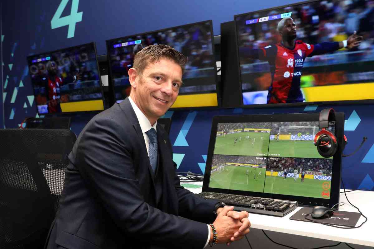 Gianluca Rocchi e la sala Var