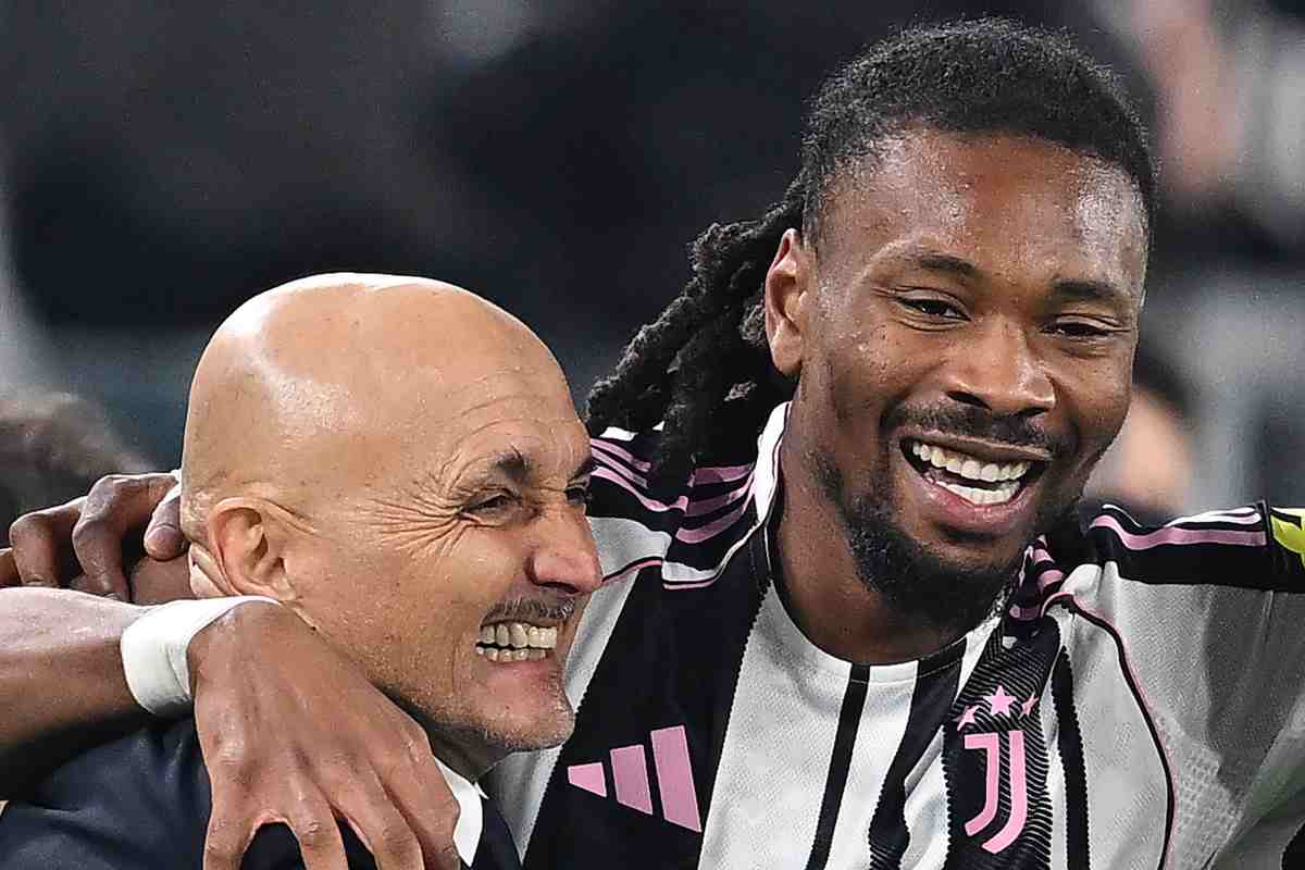 Thuram abbraccia Spalletti