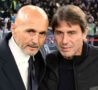 Spalletti e Conte a bordocampo prima del match