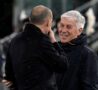 Allegri e Gasperini si salutano sorridendo