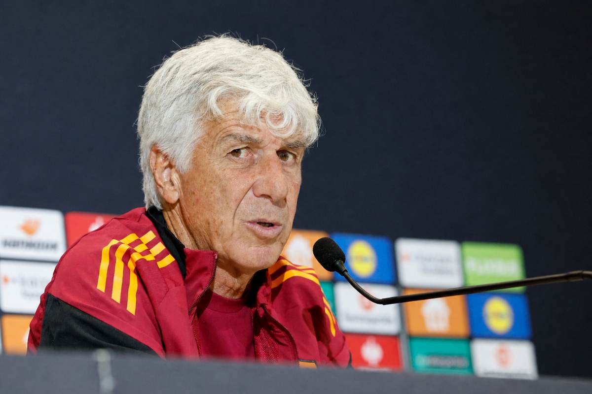 Gian Piero Gasperini in conferenza