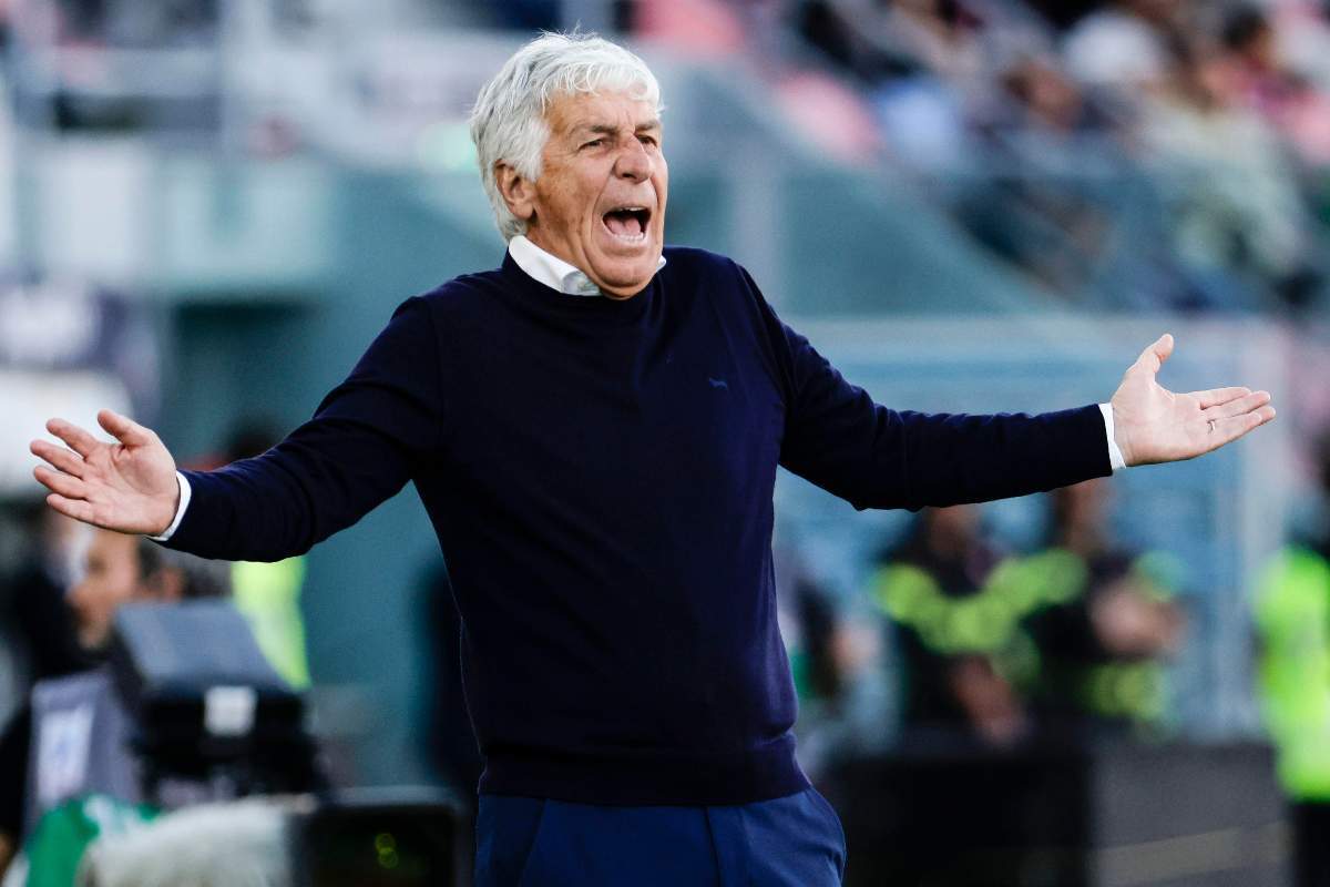 Gian Piero Gasperini urla in panchina