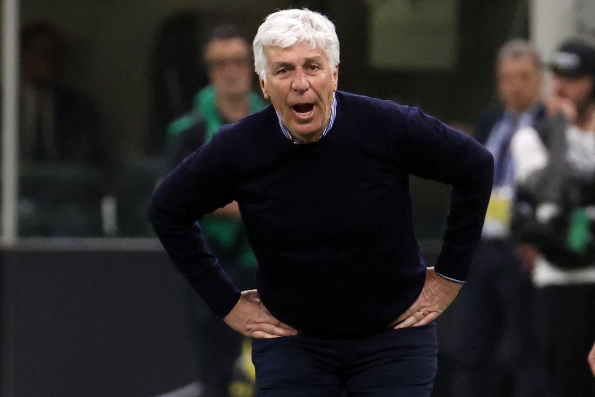 Gian Piero Gasperini furioso in panchina