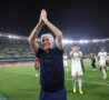 Gian Piero Gasperini saluta e ringrazia i tifosi