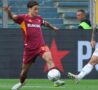 Paulo Dybala in azione durante Parma-Roma