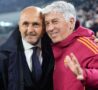 Spalletti e Gasperini abbracciati