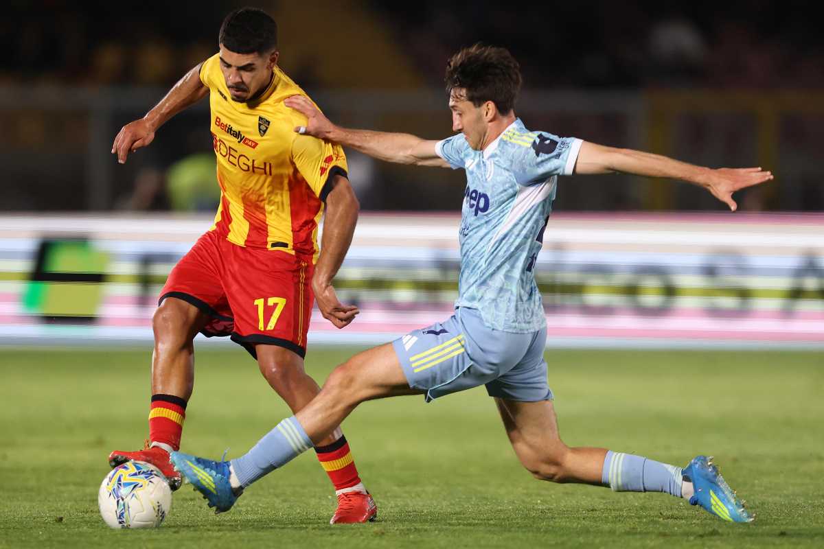 Cambiaso durante Lecce-Juventus