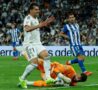 Brahim Diaz in azione con la maglia del Real