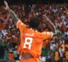 Franck Kessié esulta con la Costa d'Avorio