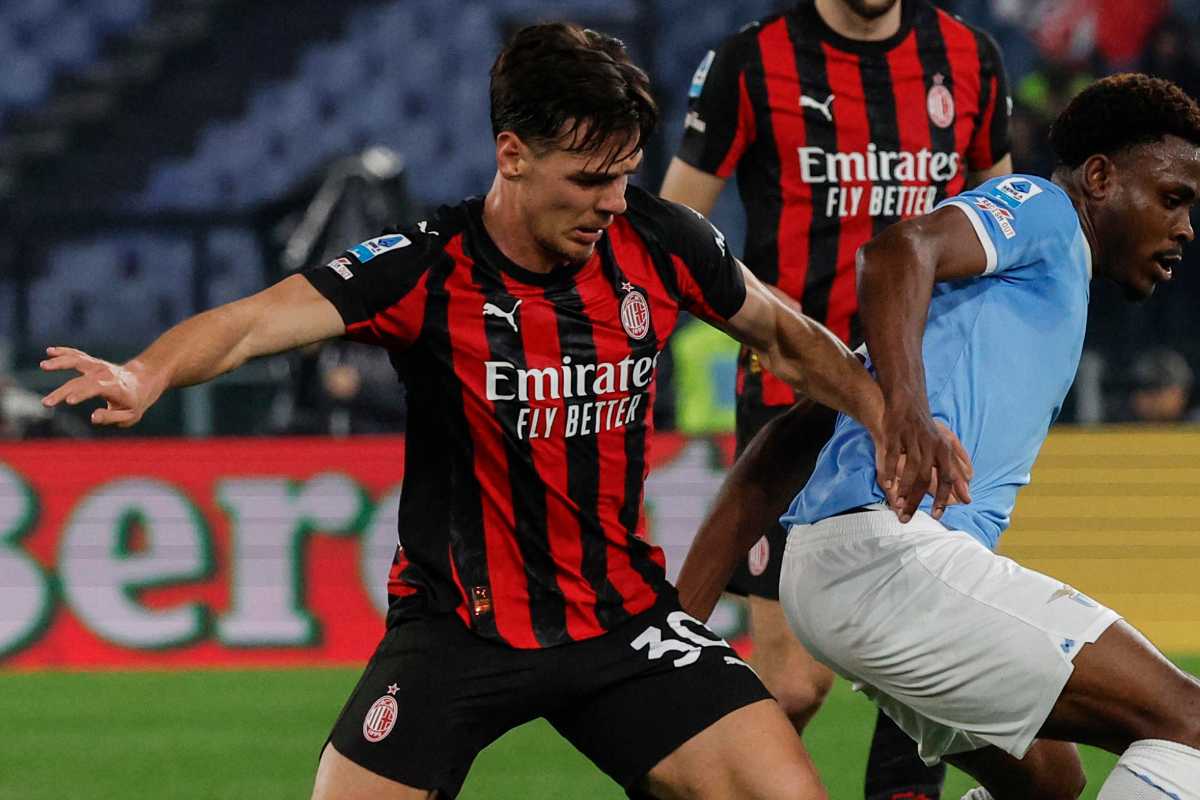 Jashari in azione contro la Lazio