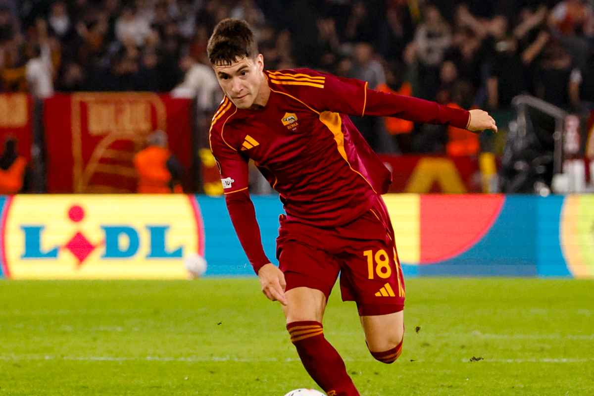 Matias Soulé in azione