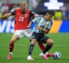 Molina durante Argentina-Austria