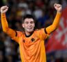 Matias Soulé esulta dopo un gol