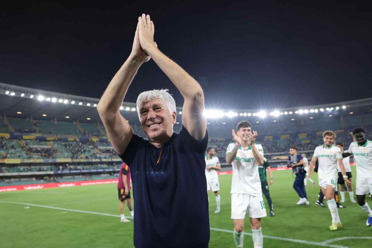 Gasperini esterna tutta la sua gioia
