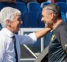 Gasperini e Sarri si abbracciano
