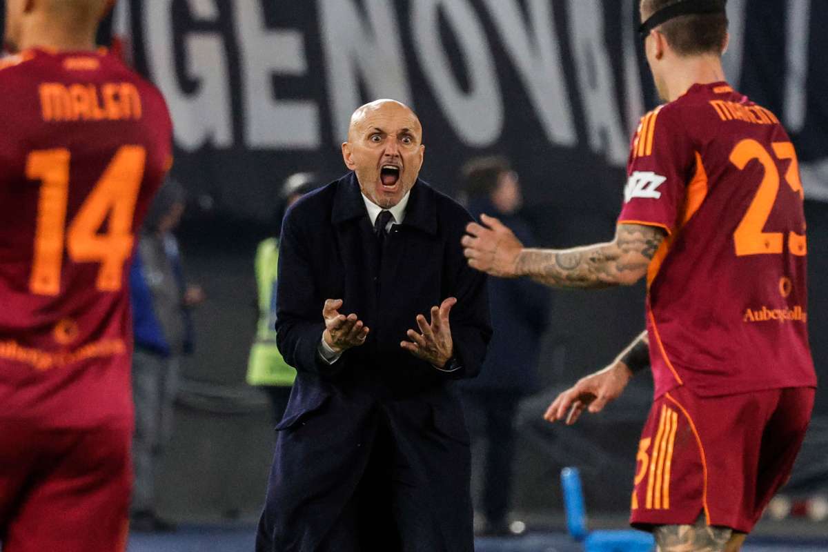Luciano Spalletti contro la Roma