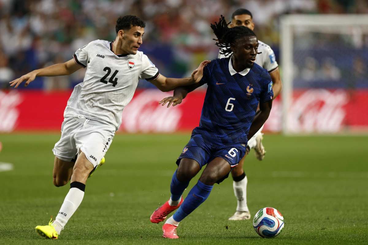 manu Koné con la maglia della Francia