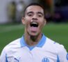Mason Greenwood esulta dopo un gol