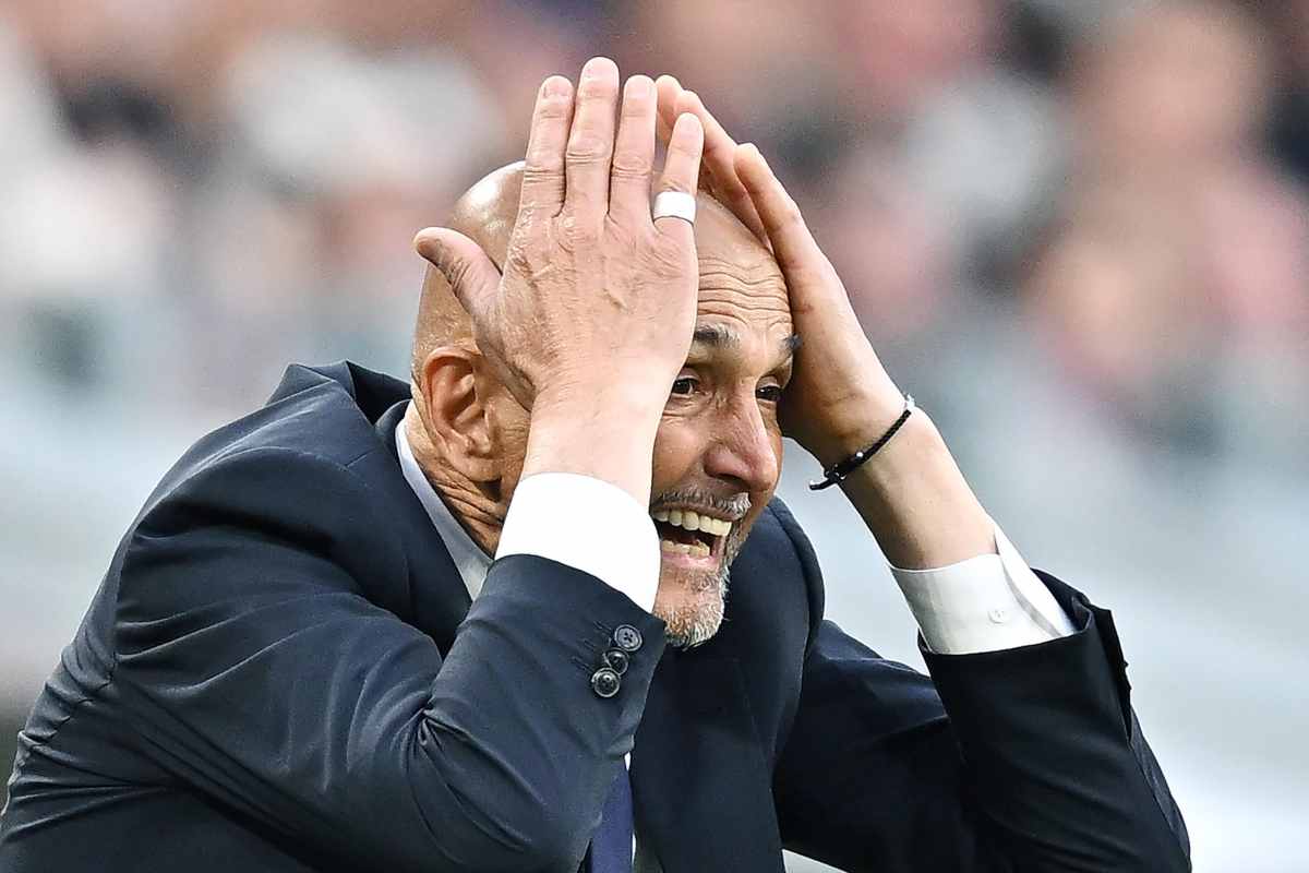Spalletti assolutamente contrariato per una giocata dei suoi