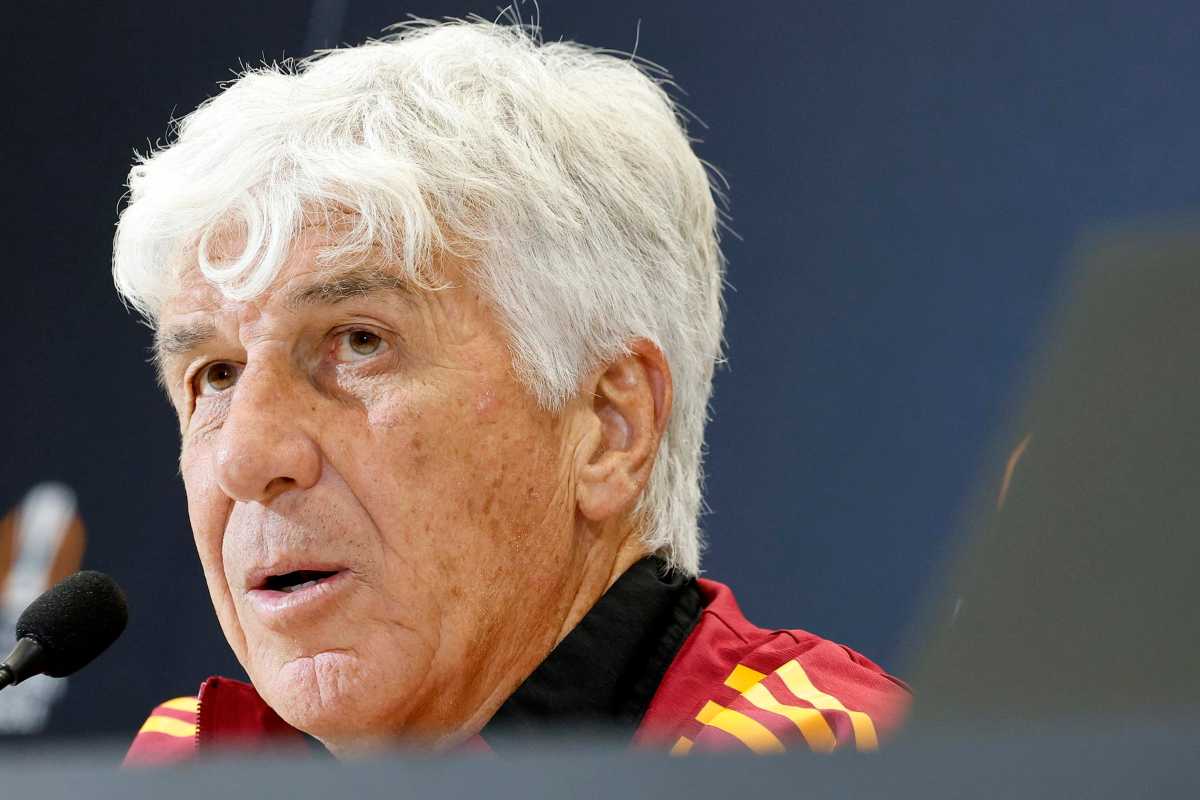 Gian Piero Gasperini in conferenza stampa