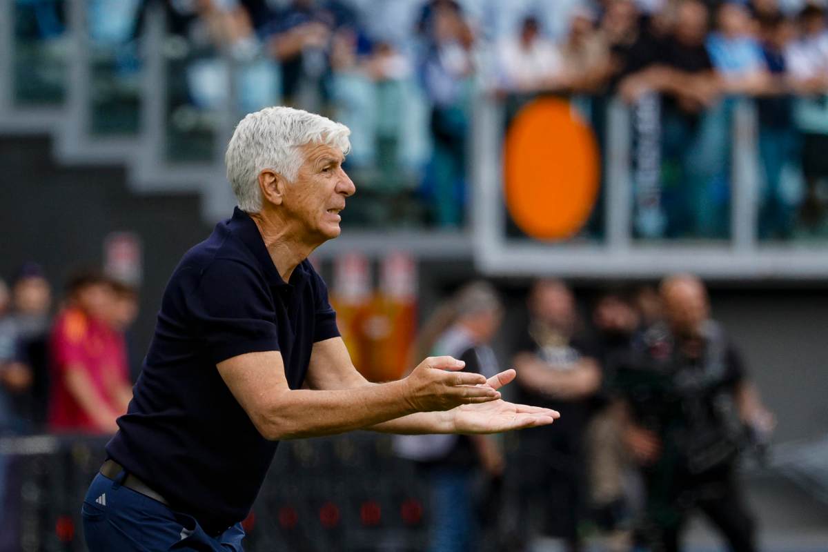 Gian Piero Gasperini urla a bordo campo