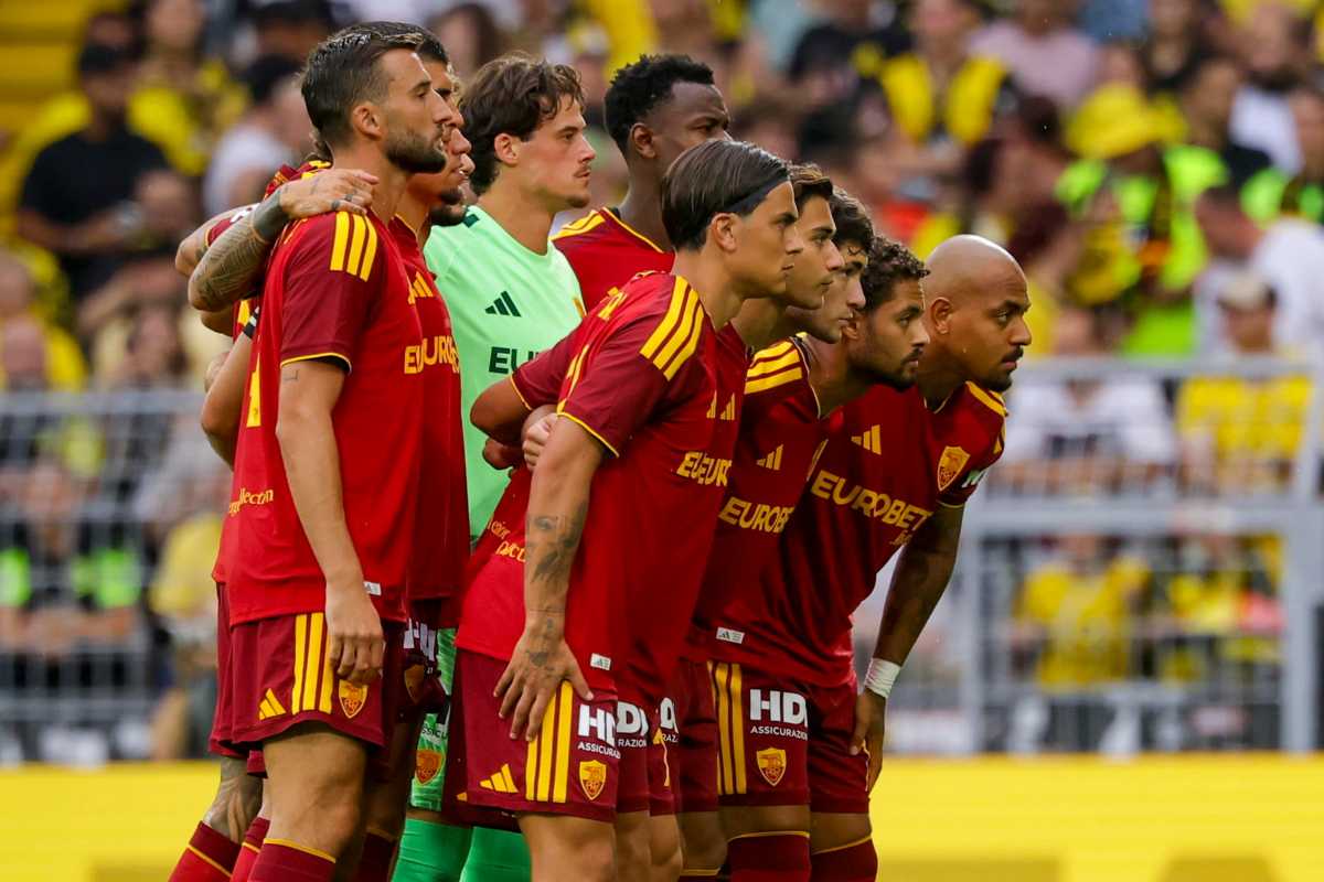 Foto di gruppo della Roma