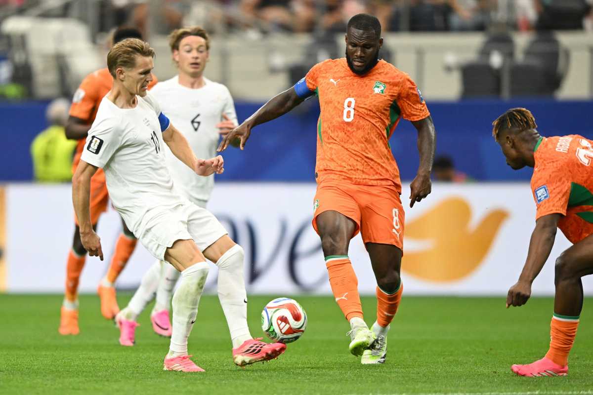 Kessié in azione durante il Mondiale