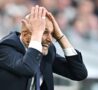 Luciano Spalletti si dispera in panchina
