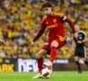 Matias Soulé durante Borussia Dortmund-Roma