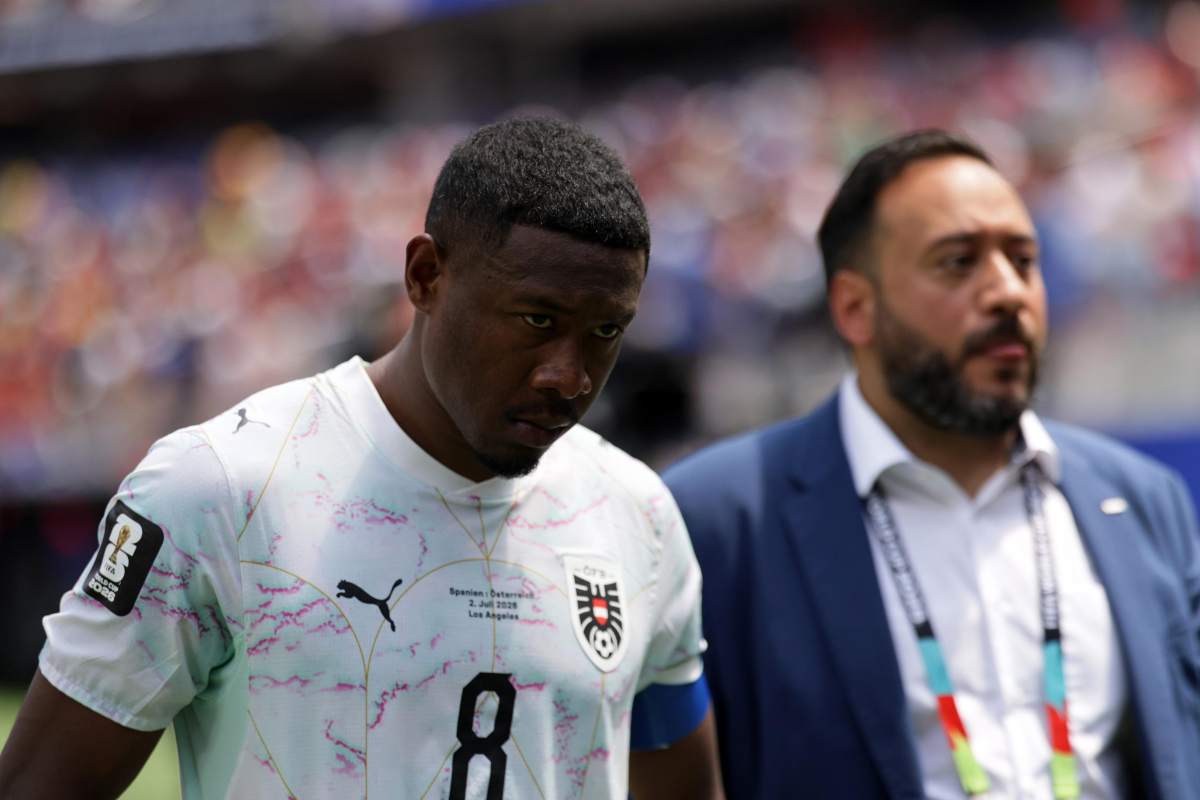David Alaba con la maglia dell'Austria