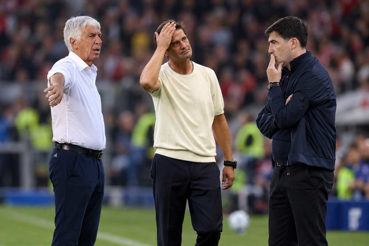 Gasperini, Chivu e Iraola
