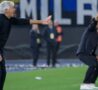 Gasperini e Chivu durante Roma Inter