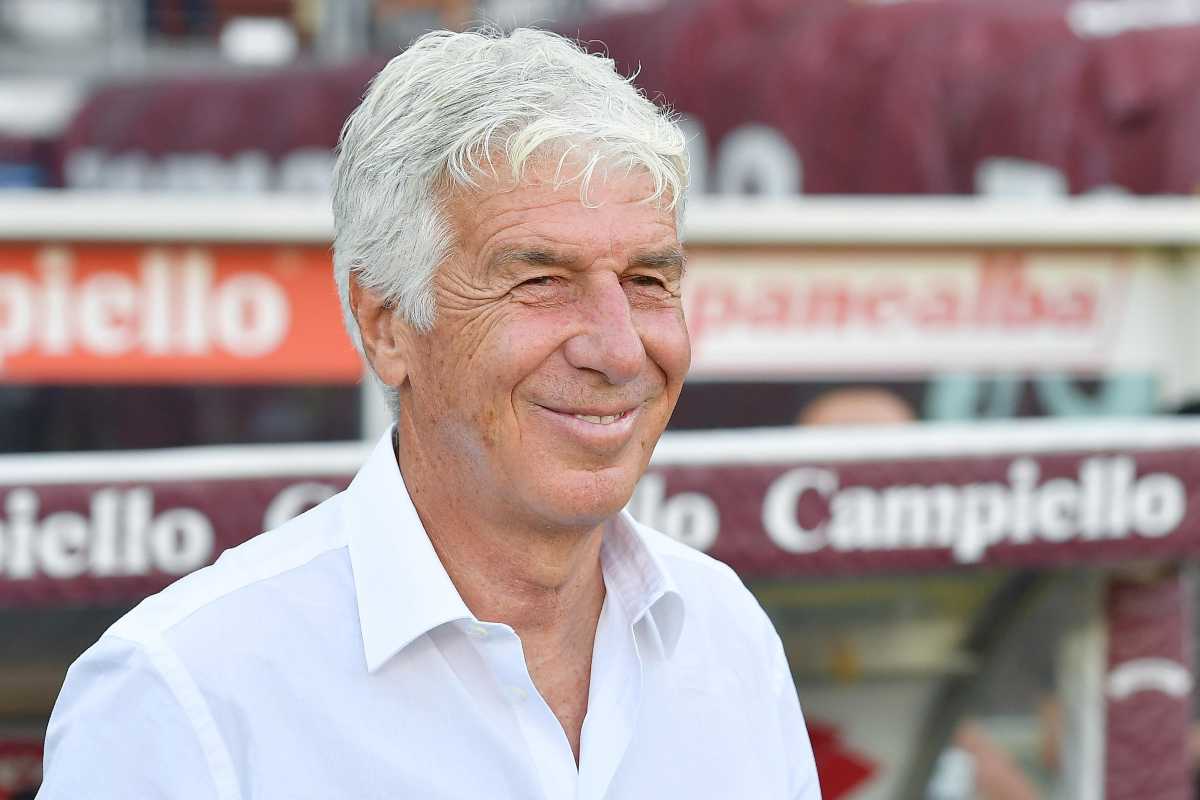Gian Piero Gasperini ride in panchina