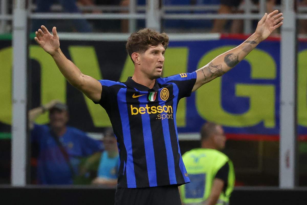 John Stones con la maglia dell'Inter