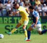 Kvernadze in azione durante Frosinone-Como