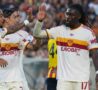 Koné festeggia con Dybala e Malen