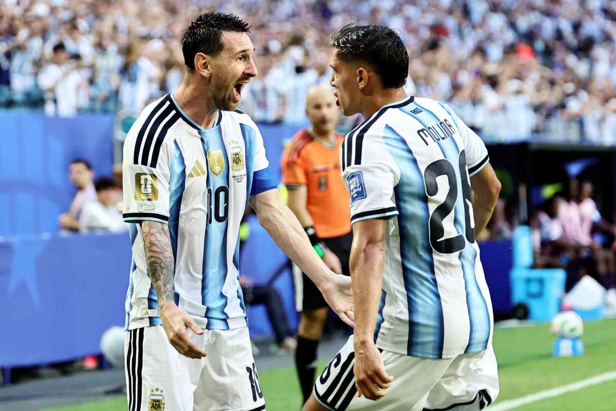 Molina e Messi in Argentina
