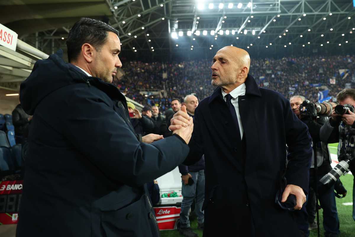 Palladino e Spalletti si salutano