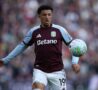 Jadon Sancho con la maglia dell'Aston Villa