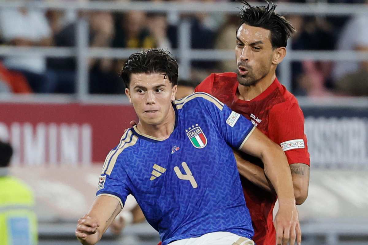 Alessandro Romano con la maglia dell'Italia